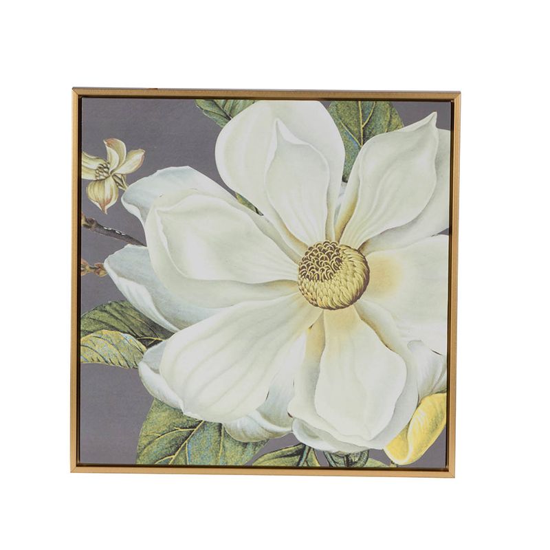 Set of 4 White and Gold Botanical Wall Art Prints, Home Decor for Living Room Dining Room Bedroom Hallway, 20' x 20' image 7