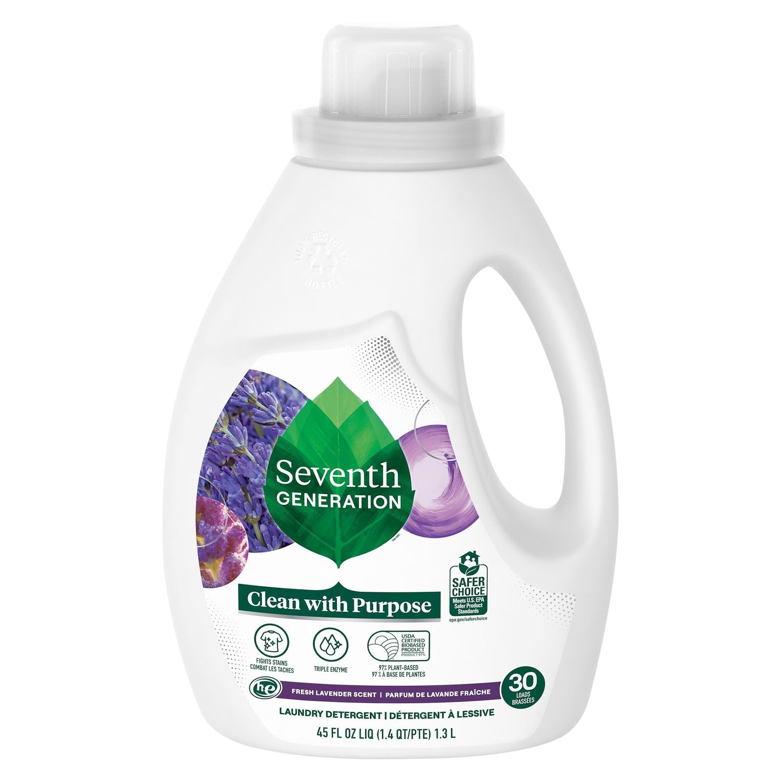 Seventh Generation - Liquid Laundry Lavender - Case Of 6-45 Fz image 1