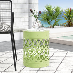 Outdoor Metal end Table -Large