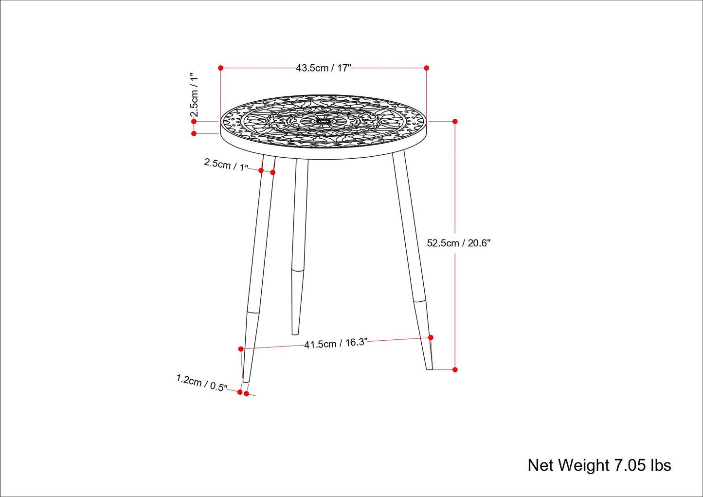 Sherbourne - Side Table - Grey image 7