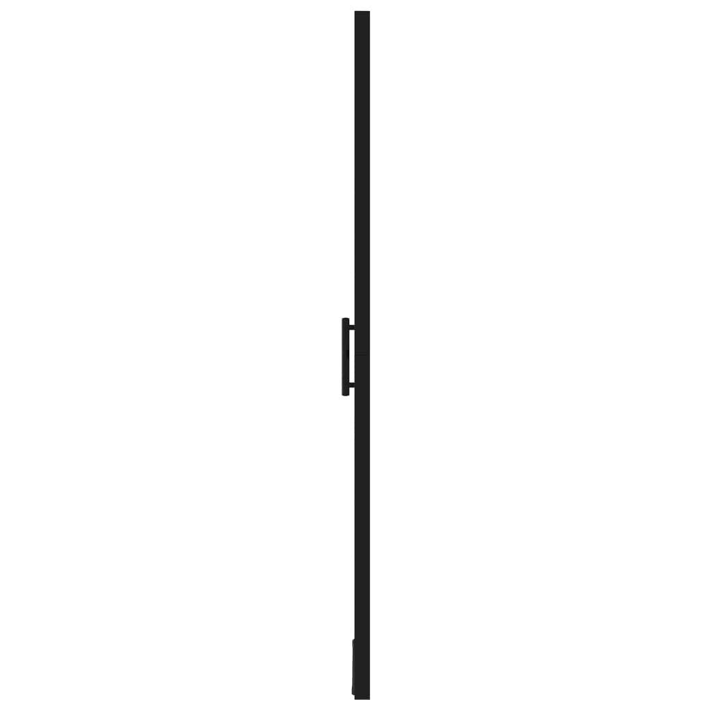 Shower Doors Tempered Glass 39.4"x70.1" Black image 4