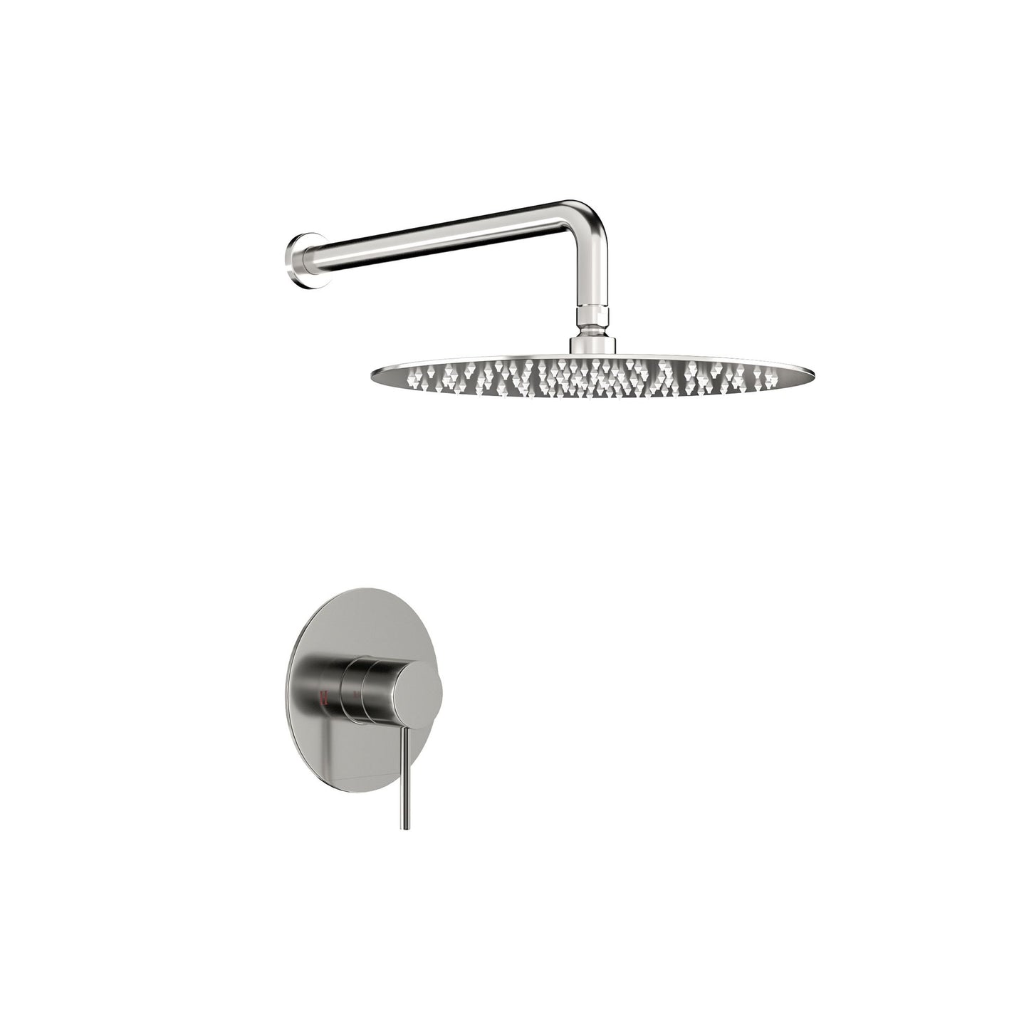 Shower Faucet Set,,Shower System with 10-Inch Rainfall Shower Head and Shower Valve, Brushed Nickel image 1