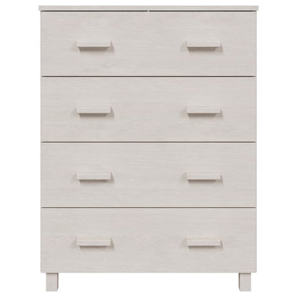 Sideboard HAMAR White 31.1"x15.7"x40.7" Solid Wood Pine image 3