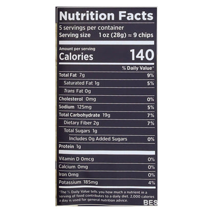 Siete Tortilla Chip - Sea Salt - Case Of 12 - 5 Oz image 2