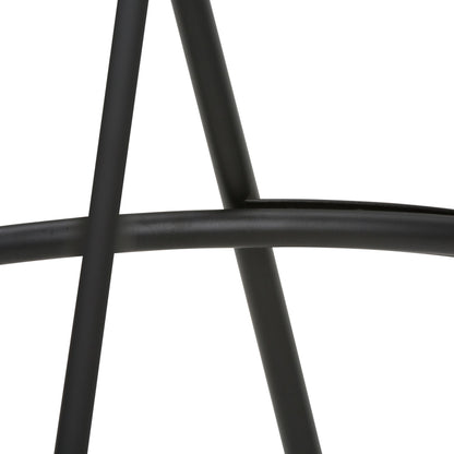 Simeon - 26" Metal Counter Height Stool with Wood Seat (Set of 2) - Cocoa Brown / Black image 5