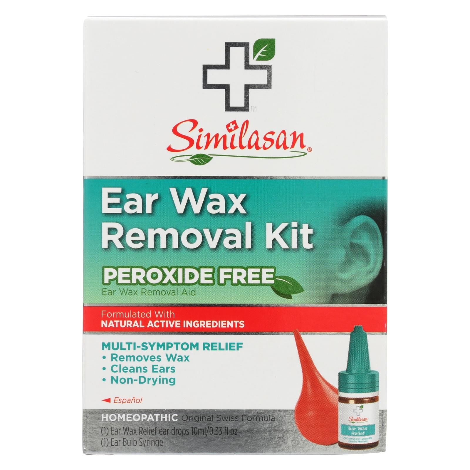 Similasan Ear Wax Relief Ear Drops And Ear Wax Removal Kit - 1 Kit image 1