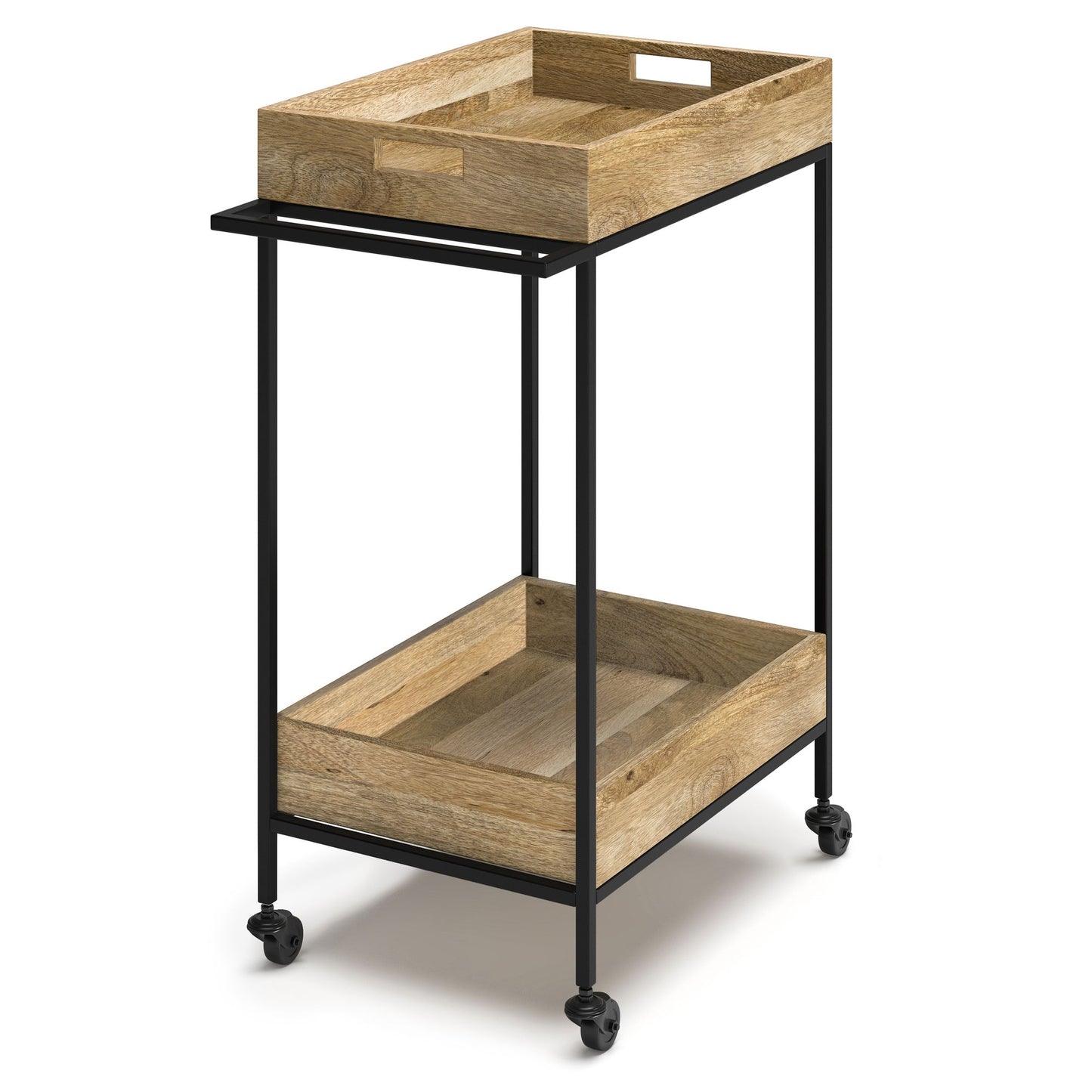 Simons - 24" Bar Cart - Natural image 1