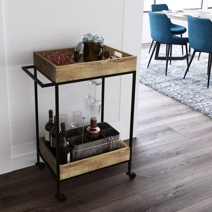 Simons - 24" Bar Cart - Natural image 10