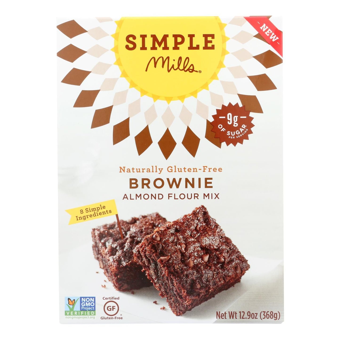 Simple Mills - Brownie Mix Almond Flour - Case Of 6 - 12.9 Oz image 1