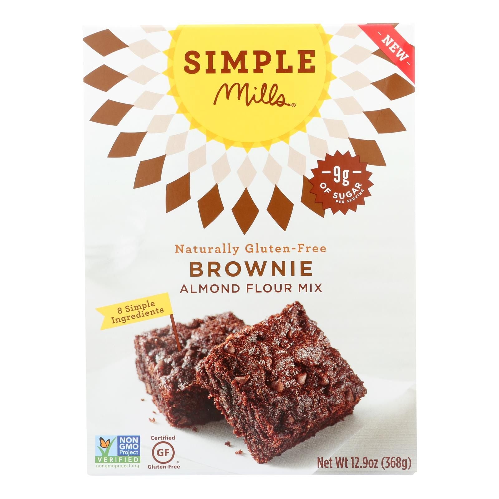 Simple Mills - Brownie Mix Almond Flour - Case Of 6 - 12.9 Oz image 1