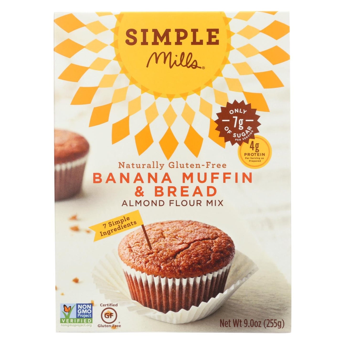 Simple Mills Almond Flour Banana Muffin And Bread Mix - Case Of 6 - 9 Oz. image 1