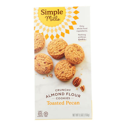 Simple Mills Cookies - Crunchy Toasted Pecan - Case Of 6 - 5.5 Oz image 2