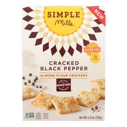 Simple Mills Cracked Black Pepper Almond Flour - Case Of 6 - 4.25 Oz image 2