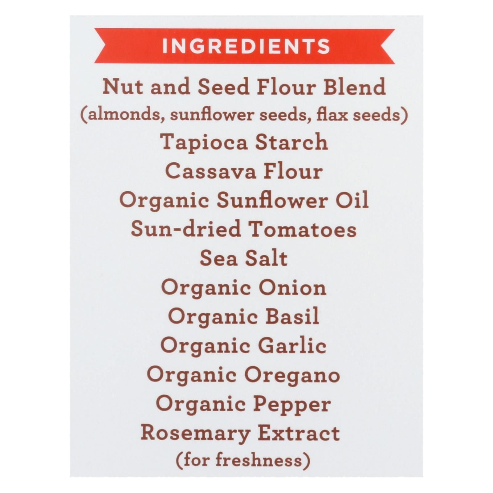 Simple Mills Sun Dried Tomato And Basil Almond Flour Crackers - Case Of 6 - 4.25 Oz. image 2