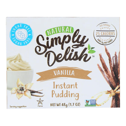 Simply Delish Pudding Mix - Vanilla - Case Of 6 - 1.7 Oz image 1