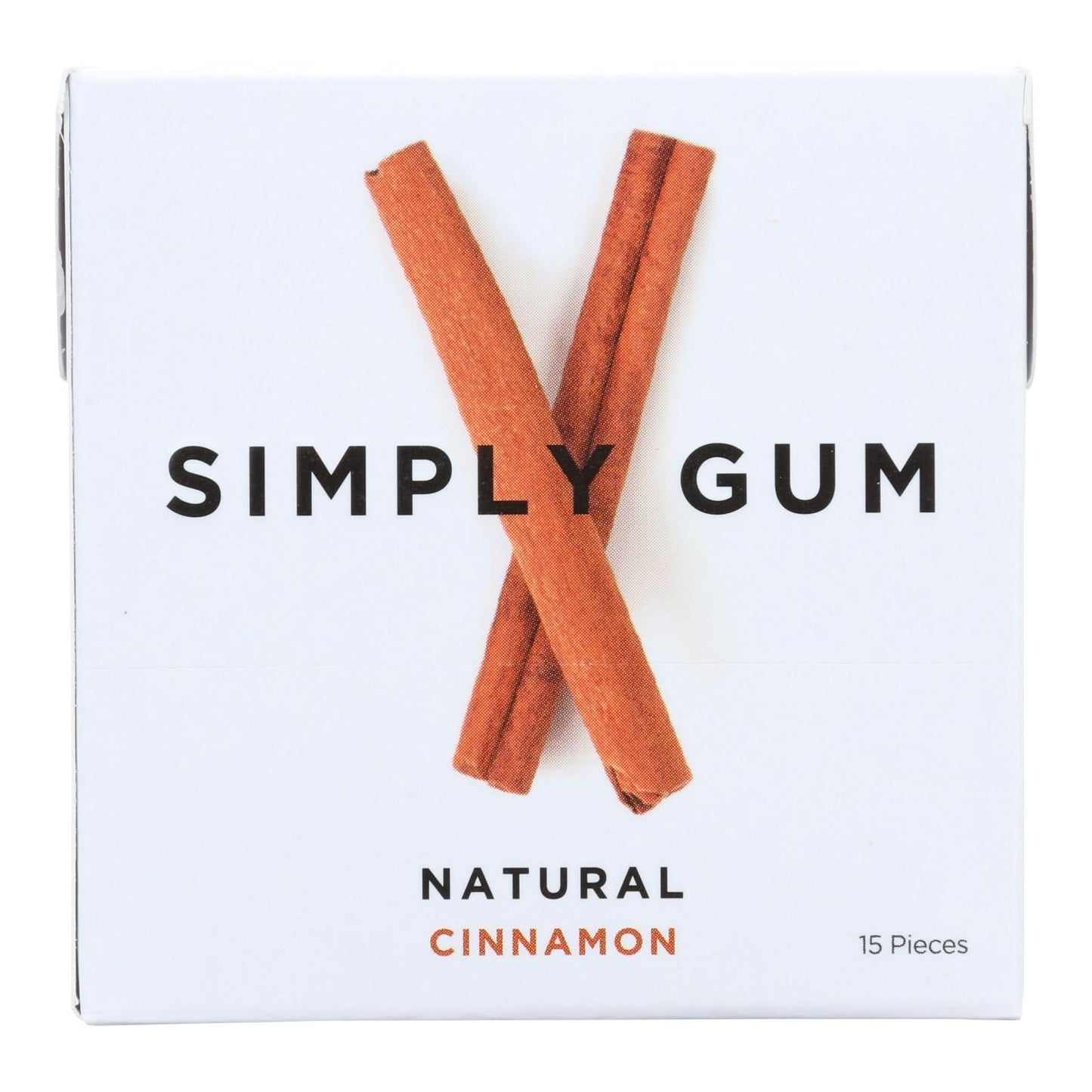 Simply Gum All Natural Gum - Cinnamon - Case Of 12 - 15 Count image 1