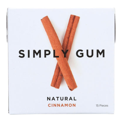 Simply Gum All Natural Gum - Cinnamon - Case Of 12 - 15 Count image 1