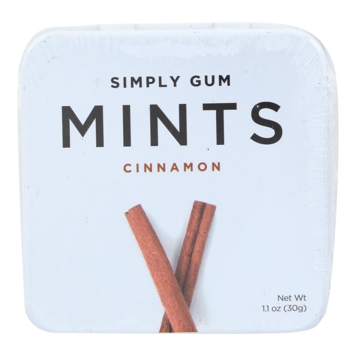 Simply Gum Cinnamon Mints - Case Of 6 - 30 Ct image 1
