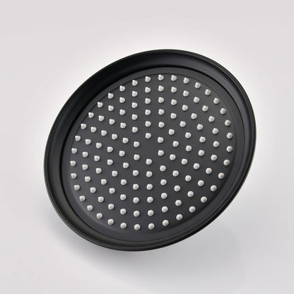 Single-Handle 4-Spray Patterns Bathroom Rain Shower Faucet with Body Jet Handshower in Matte Black (Valve Included) image 10