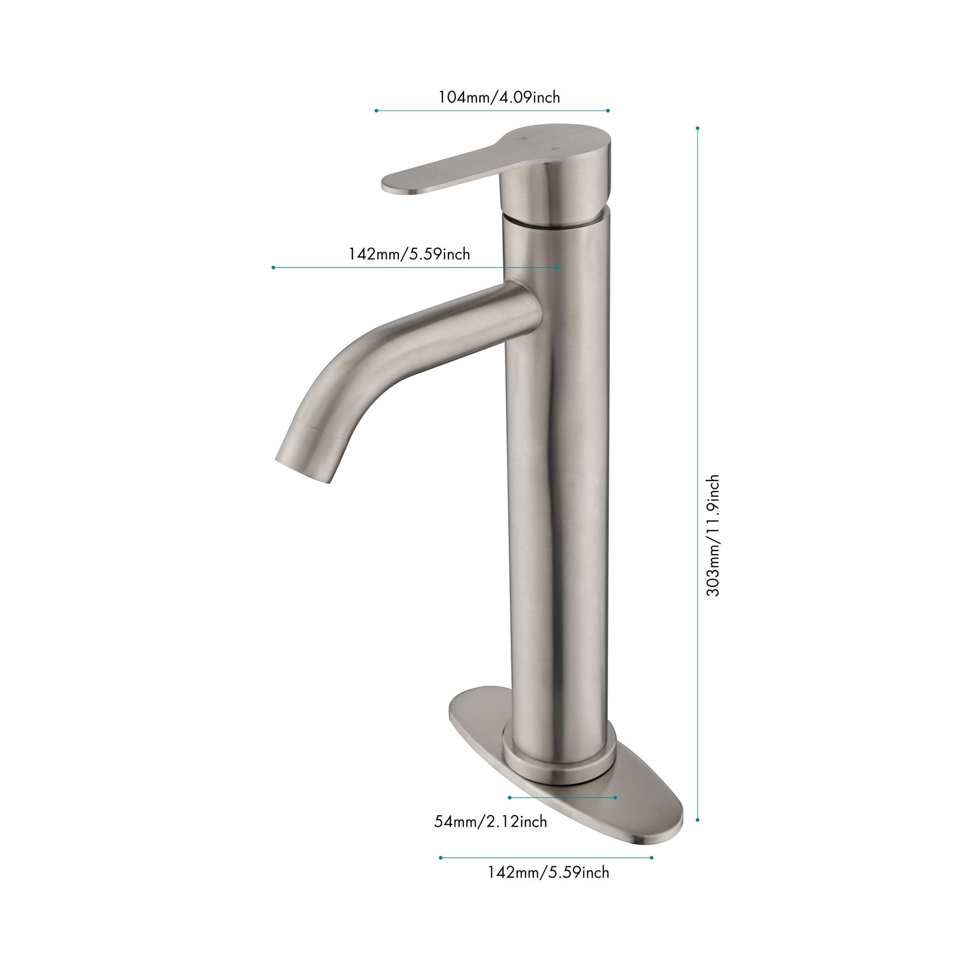 Single Handle Bathroom Vanity Sink Faucet image 11