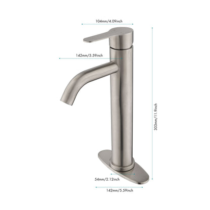 Single Handle Bathroom Vanity Sink Faucet image 11
