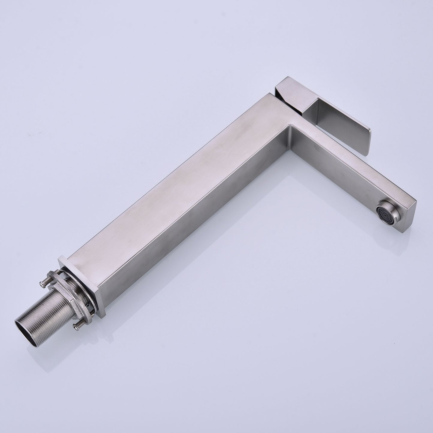 Single Handle Sink Brushed Nickel Vanity Bathroom Faucet, Basin Mixer Tap image 15