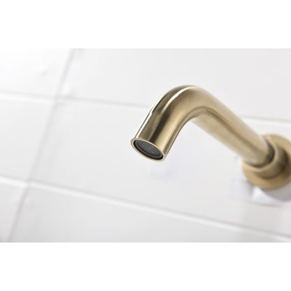 Single Lever Handle Wall Mounted Bathroom sink Faucet image 5