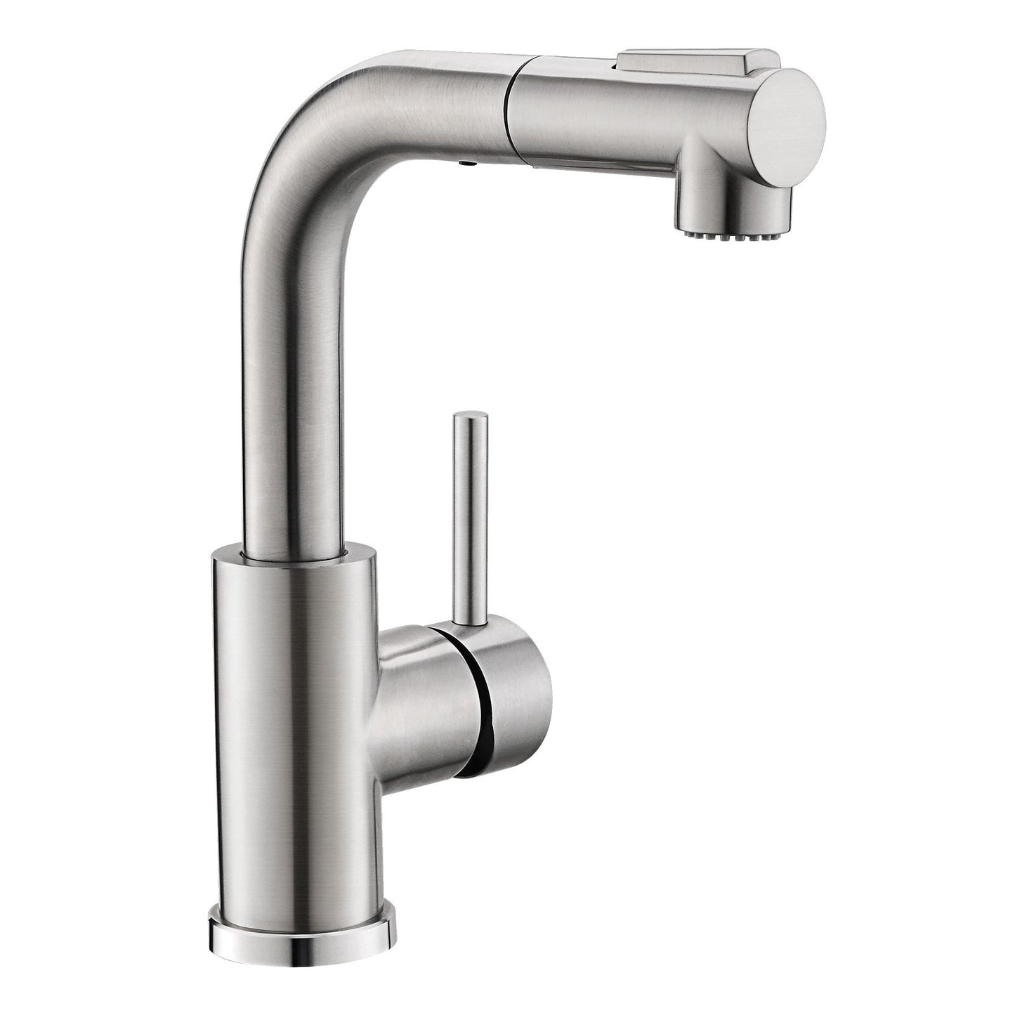 Sink Faucet, Brushed Nickel Kitchen Faucets with Pull Down Sprayer, Bathroom Sink Faucets Mini Bar Prep Faucet image 5