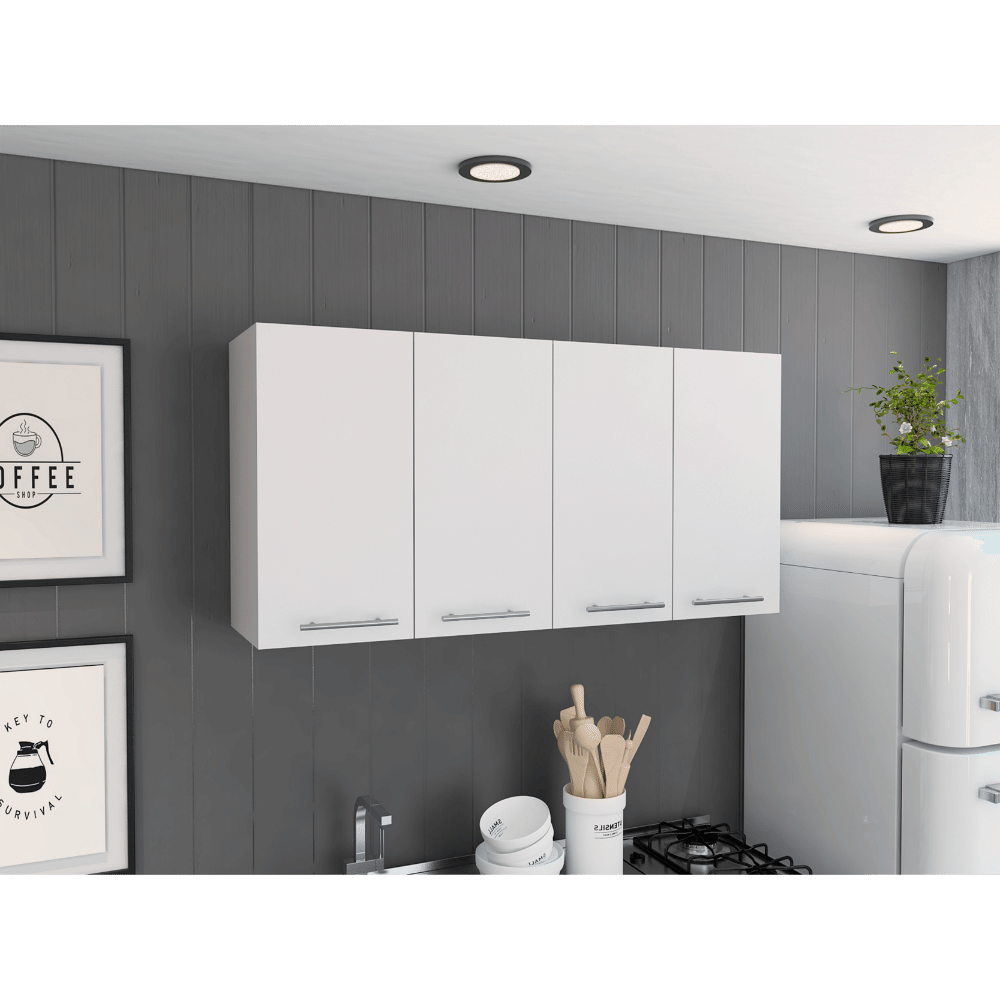 Sitka Wall Cabinet, Two Spacious Divisions, Four Doors image 1