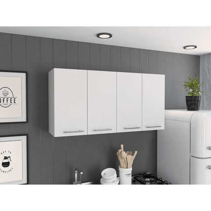 Sitka Wall Cabinet, Two Spacious Divisions, Four Doors image 1