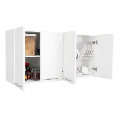 Sitka Wall Cabinet, Two Spacious Divisions, Four Doors image 15