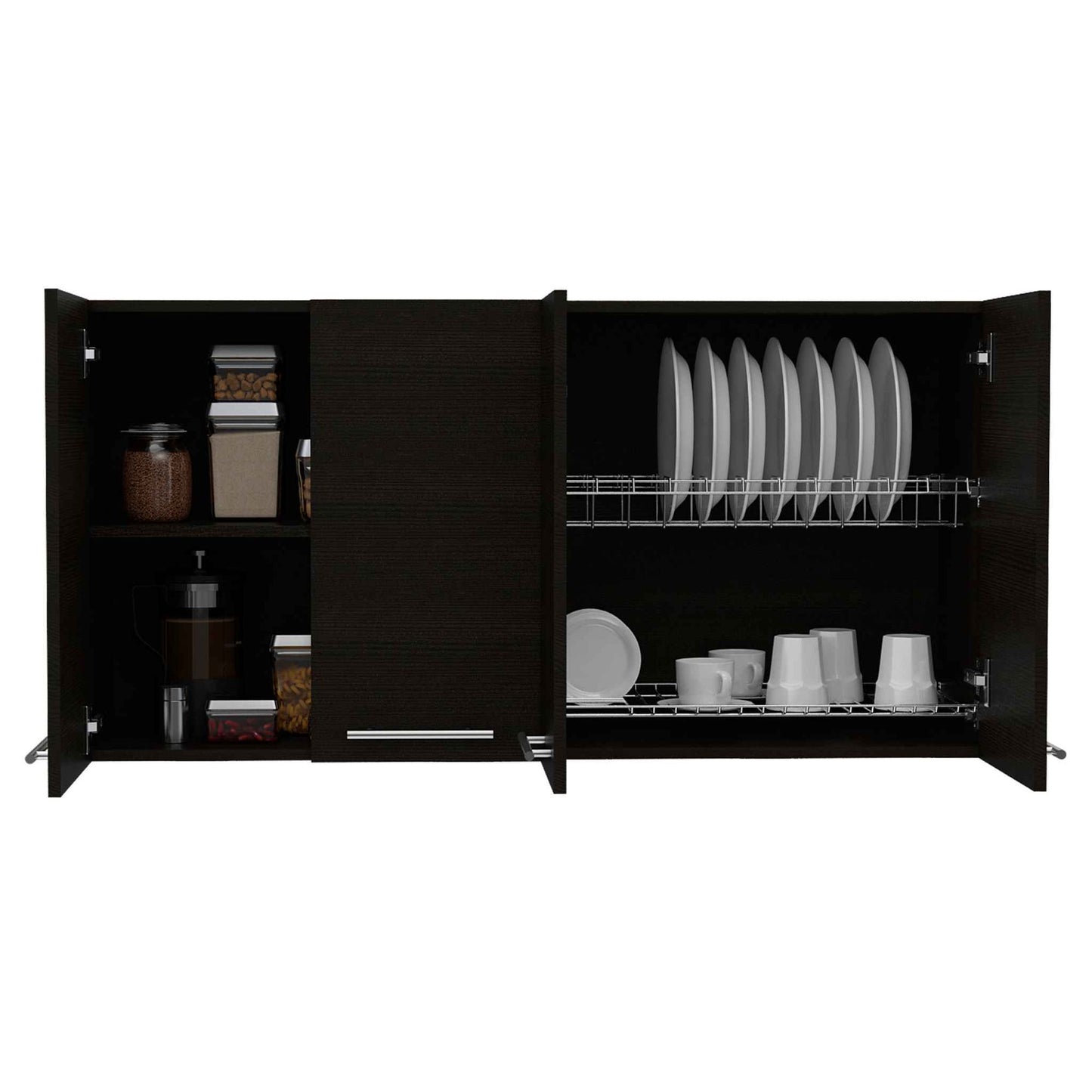 Sitka Wall Cabinet, Two Spacious Divisions, Four Doors image 6