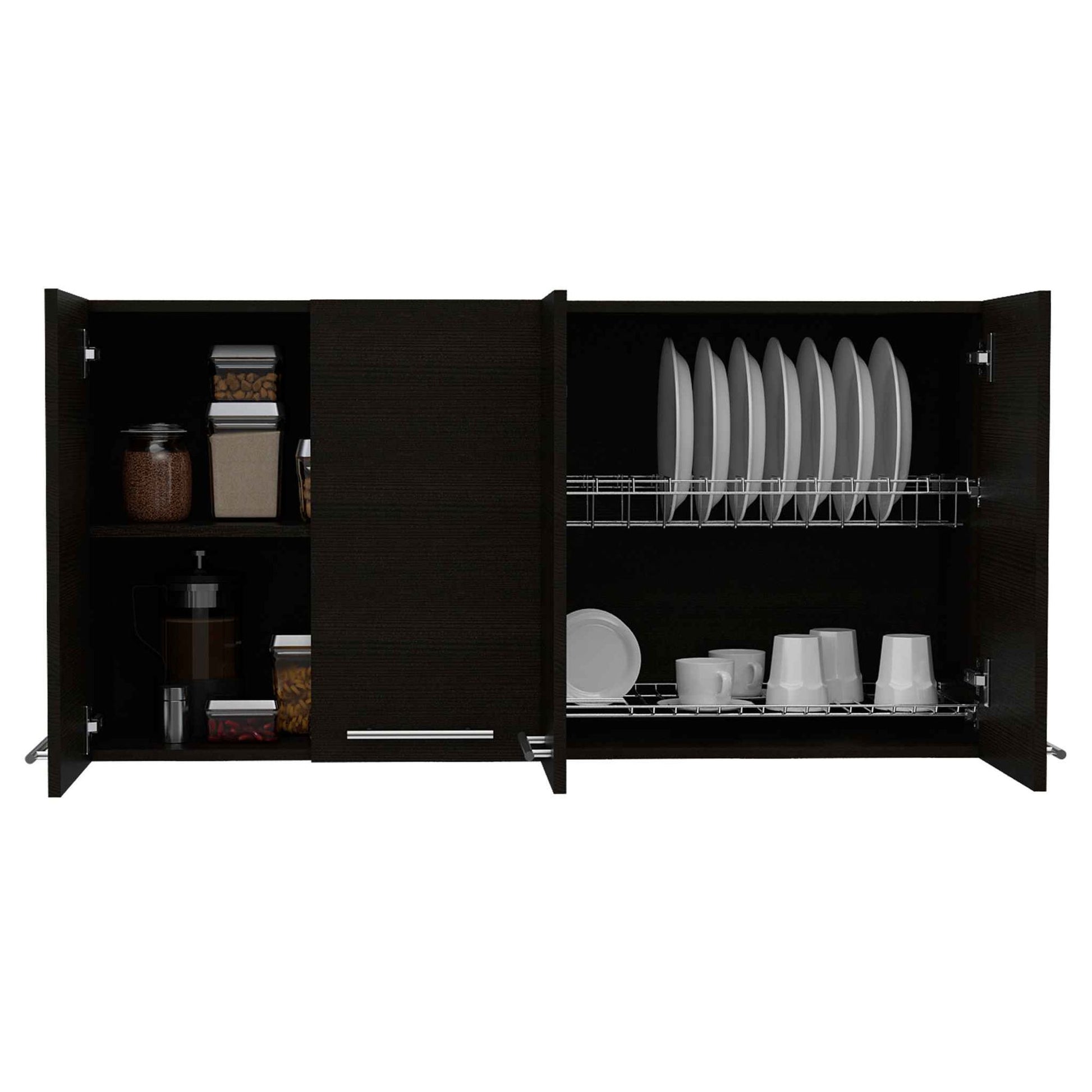 Sitka Wall Cabinet, Two Spacious Divisions, Four Doors image 6