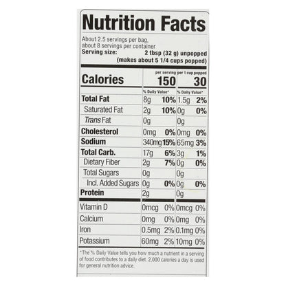 Skinnypop Popcorn - Popcorn Micro Butter 3pk - Case Of 12 - 3/2.8 Oz image 3