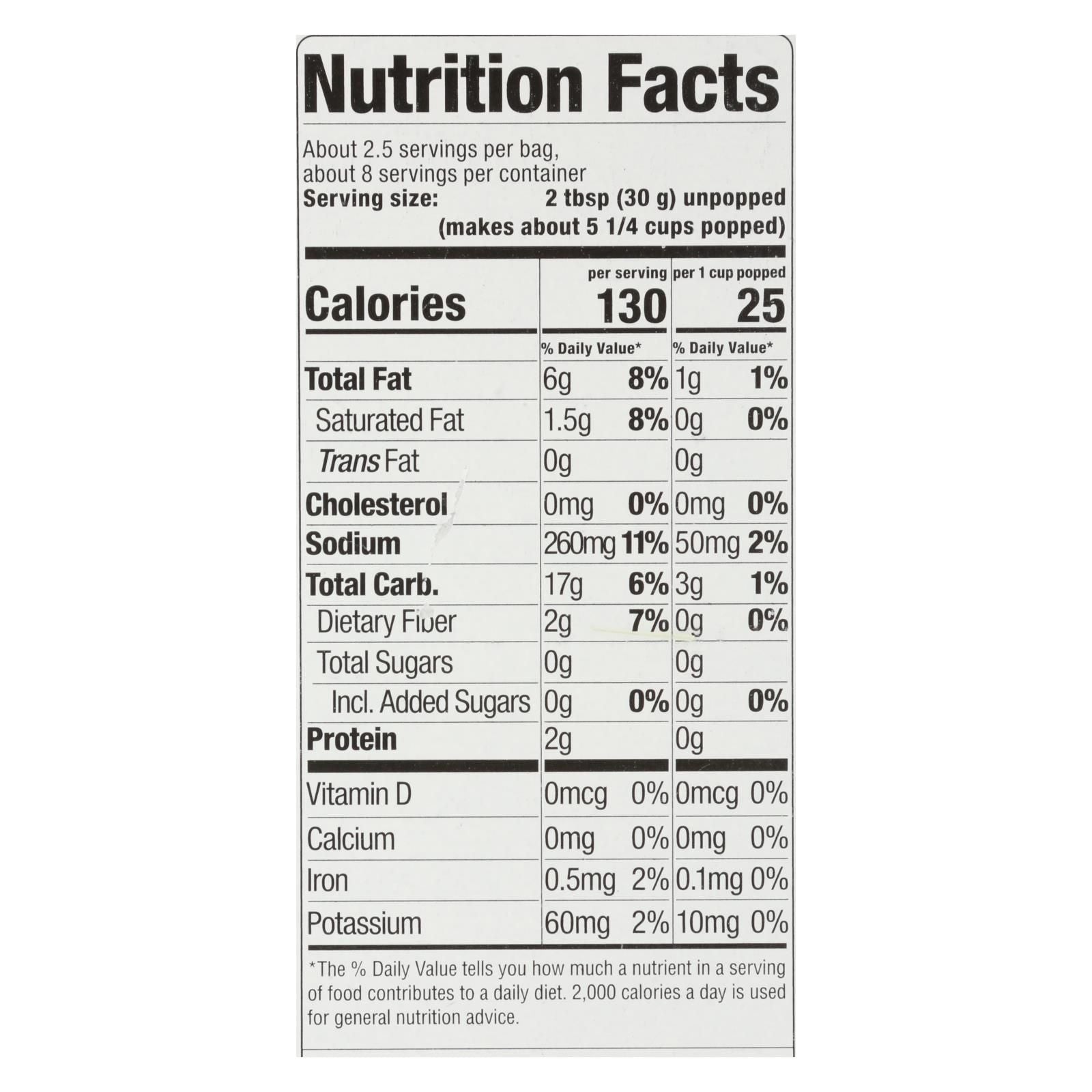 Skinnypop Popcorn - Popcorn Micro Sea Salt 3pk - Case Of 12 - 3/2.8 Oz image 4