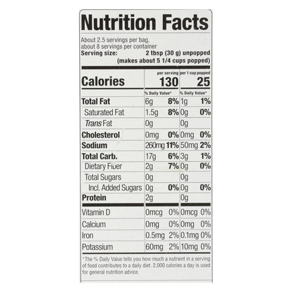 Skinnypop Popcorn - Popcorn Micro Sea Salt 3pk - Case Of 12 - 3/2.8 Oz image 4
