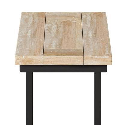 Skyler - C Side Table - Distressed White Wash image 4