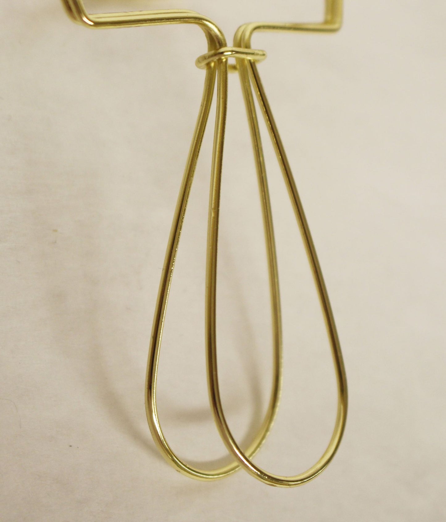 Slant Empire Hardback Lampshade with Bulb Clip, Beige image 2