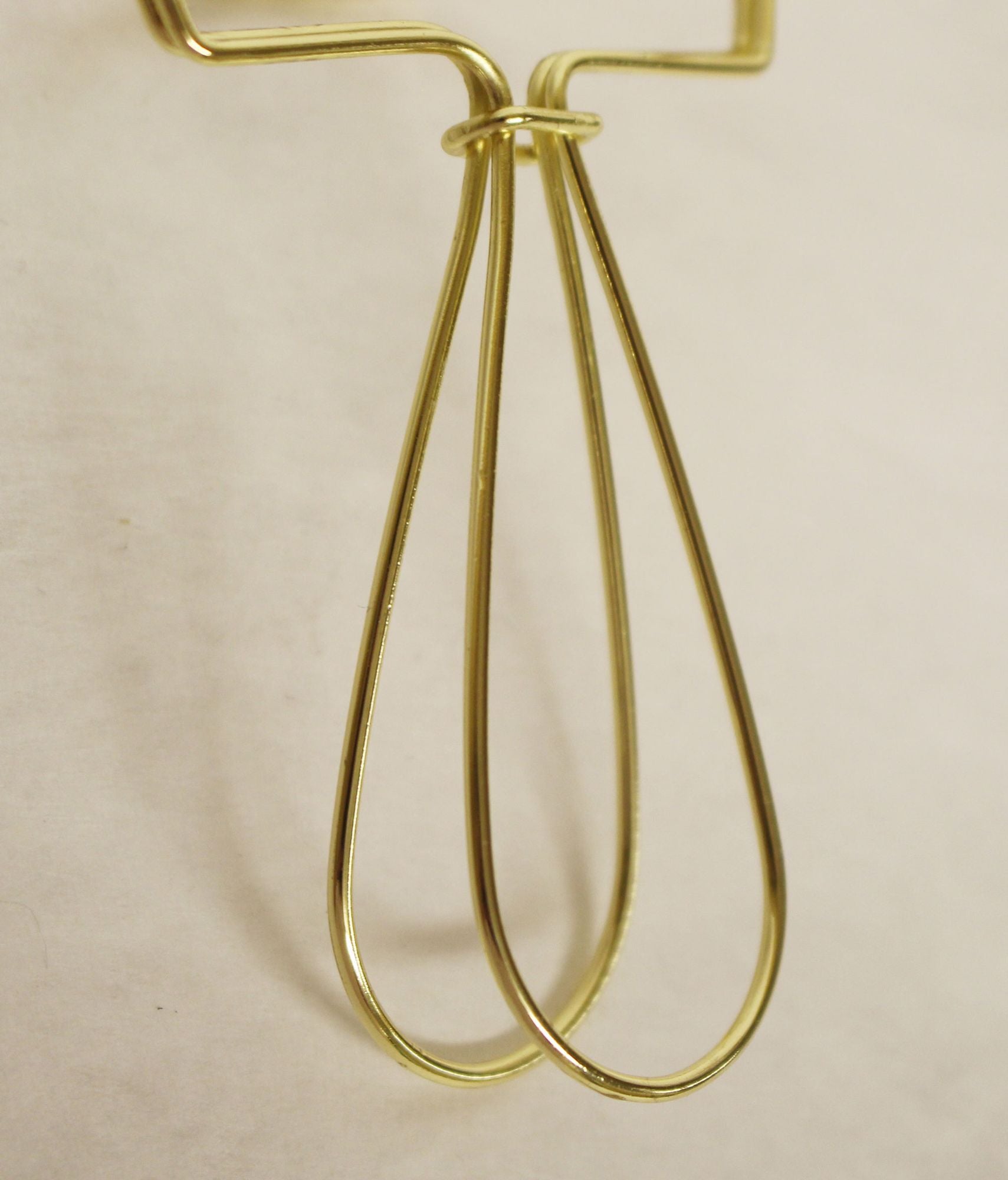 Slant Empire Hardback Lampshade with Bulb Clip, Beige image 2