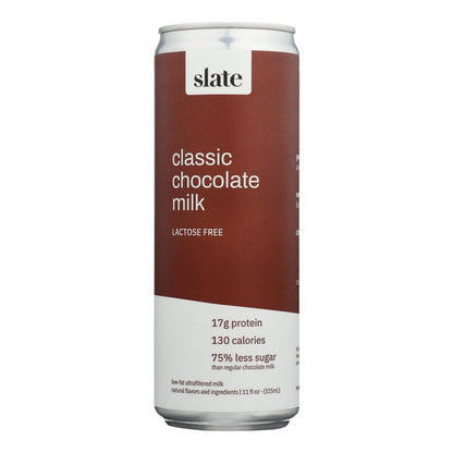 Slate Milk - Milk Aseptic Lf Chocolate - Case Of 12 - 11 Fz image 1