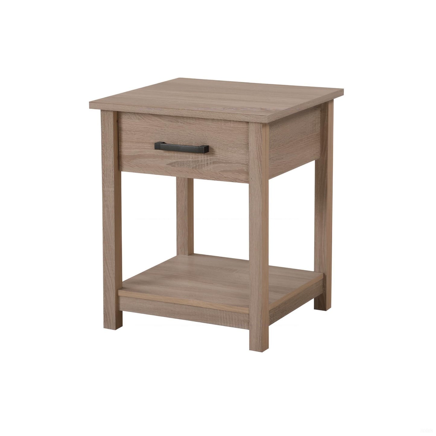 Sleek Contemporary Nightstand In Sandle Wood image 3