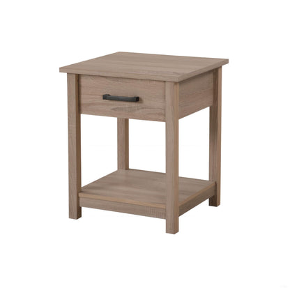 Sleek Contemporary Nightstand In Sandle Wood image 3