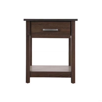 Sleek Contemporary Nightstand In Wenge image 4