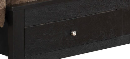Sleek Transitional Black Storage Bed image 5