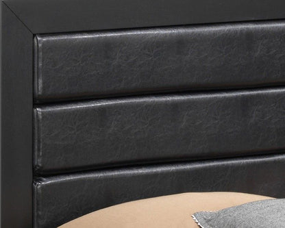 Sleek Transitional Black Storage Bed image 4