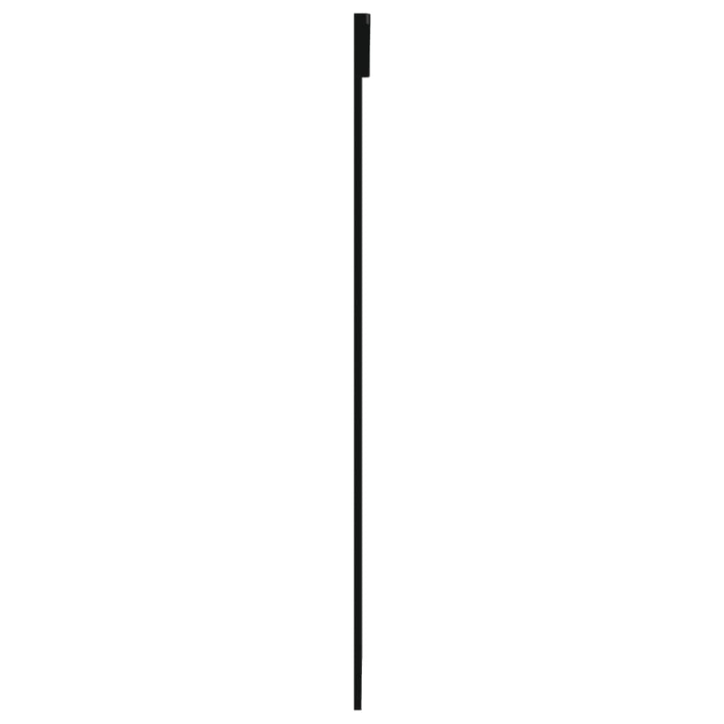 Sliding Door ESG Glass and Aluminum 40.2x80.7 Black - Installation