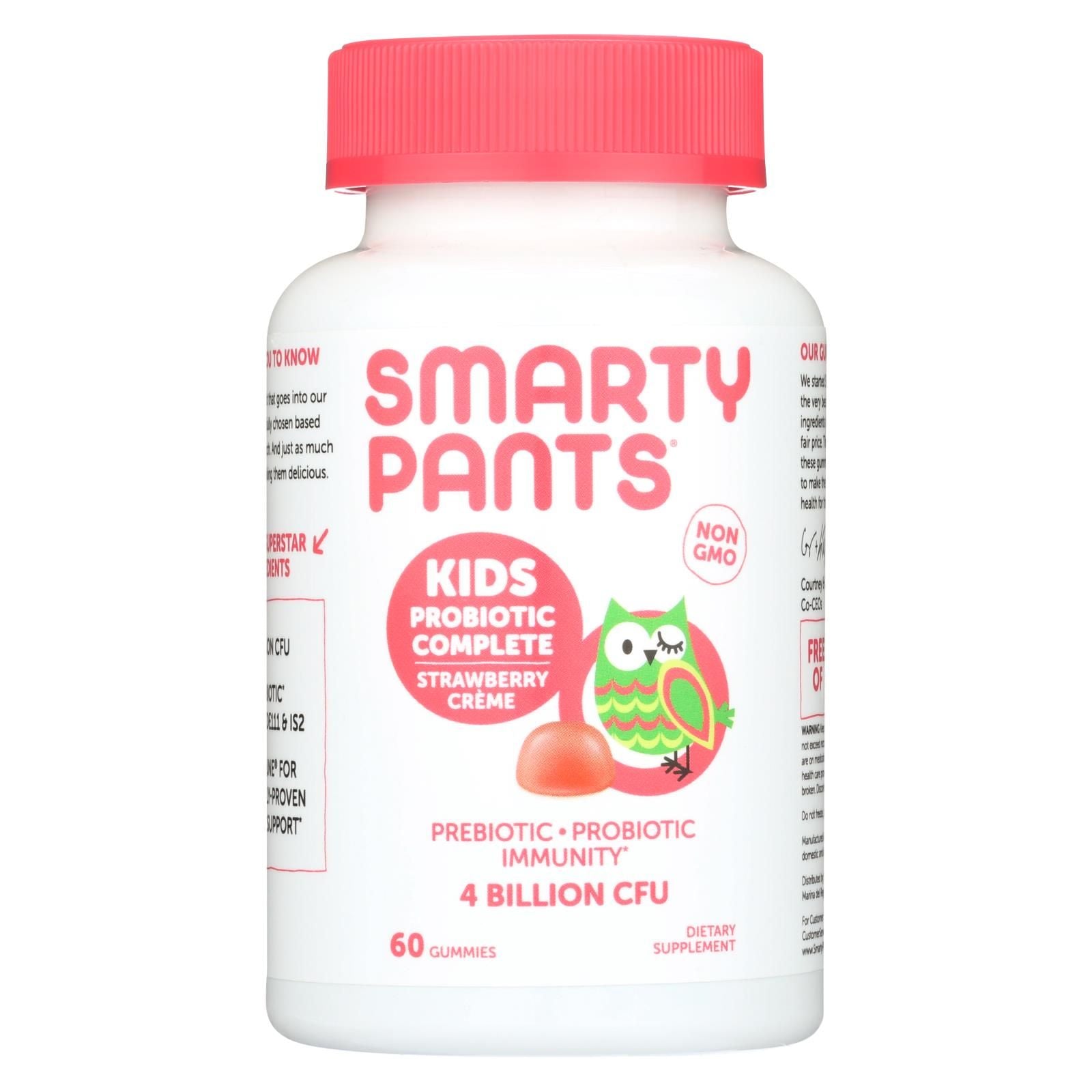 Smartypants Kids Probiotic - Straw Creme - 60 Count image 1