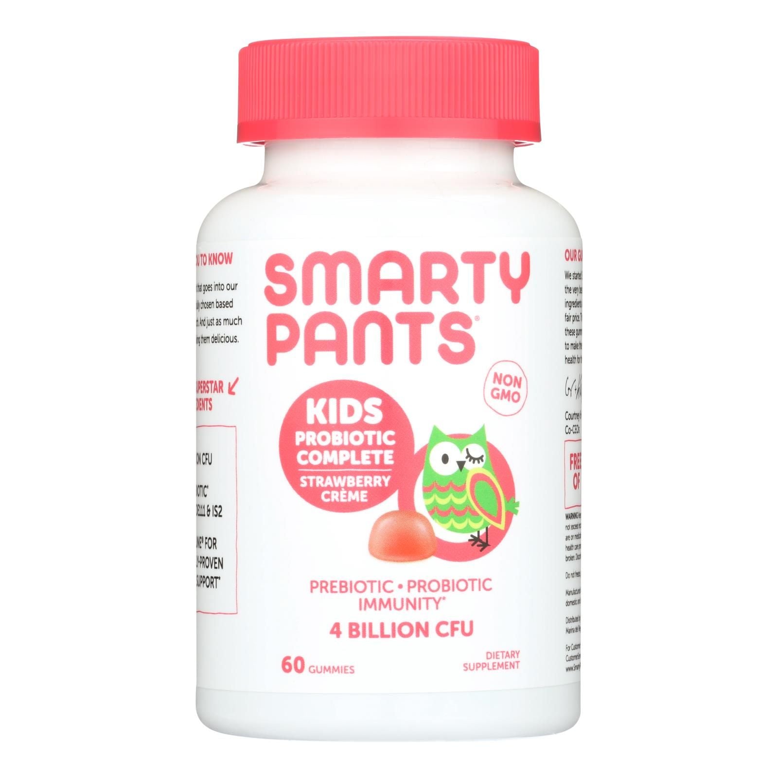 Smartypants Kids Probiotic - Straw Creme - 60 Count image 2