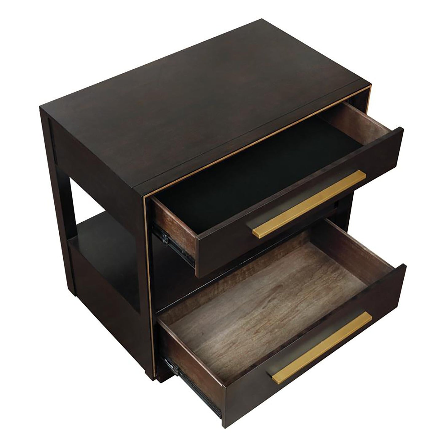 Smoked Peppercorn 2-drawer Nightstand image 6