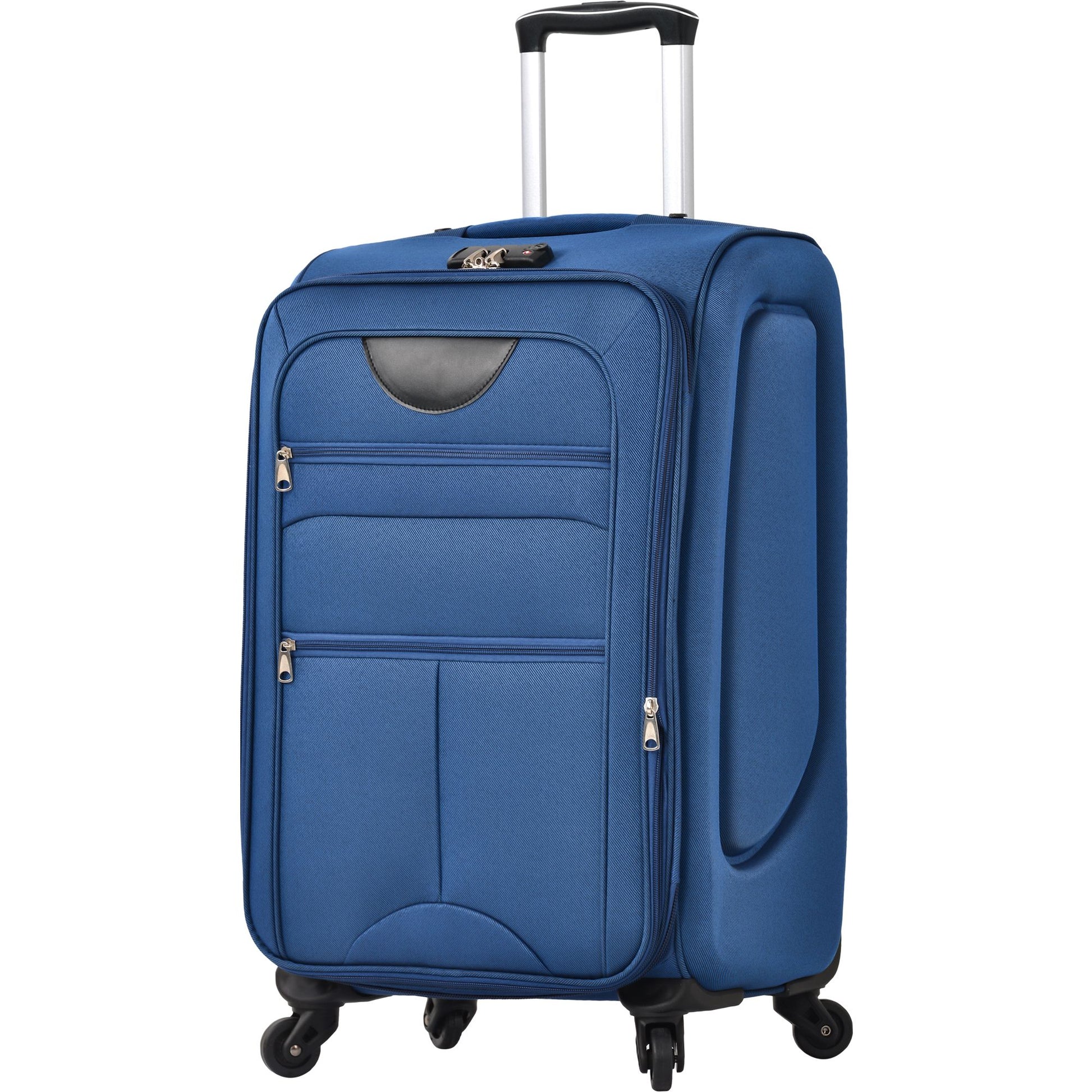 Softside Luggage Expandable 3 Piece Set Suitcase Upright Spinner Softshell Lightweight Luggage Travel Set-22/26/30 inche image 16